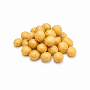 Fresh Baby Potatoes on white background
