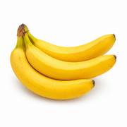 Fresh Bananas on white background