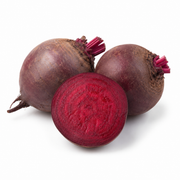 Fresh Beetroot on white background