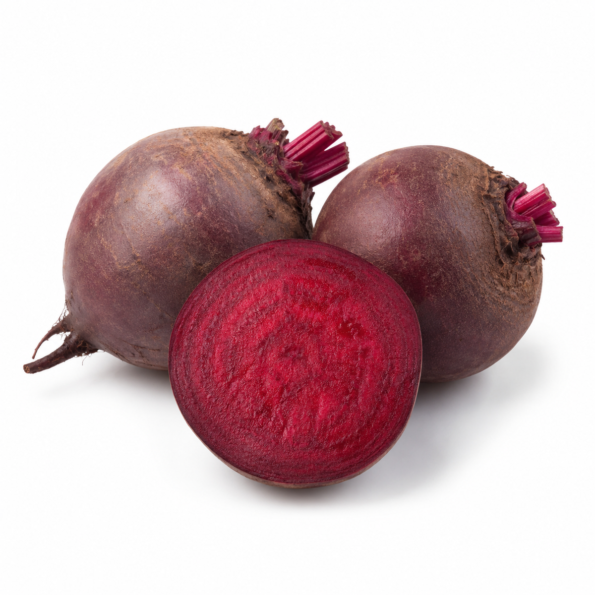 Fresh Beetroot on white background