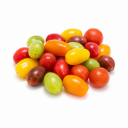 Fresh Candy Cherry Tomatoes on white background