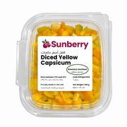 Fresh Diced Yellow Capsicum