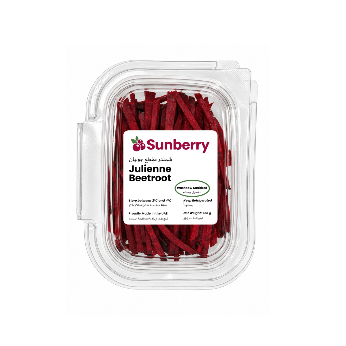 Fresh Julienne Beetroot