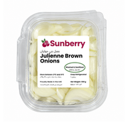 Fresh Julienne Brown Onions