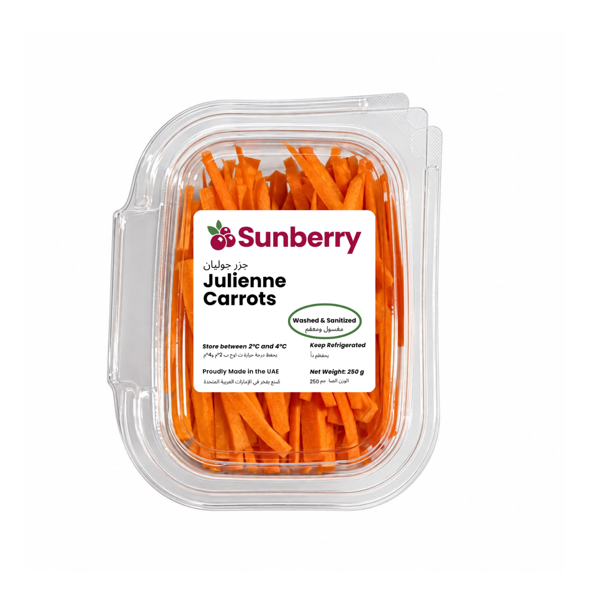 Fresh Julienne Carrots