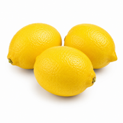 Fresh Lemons on white background