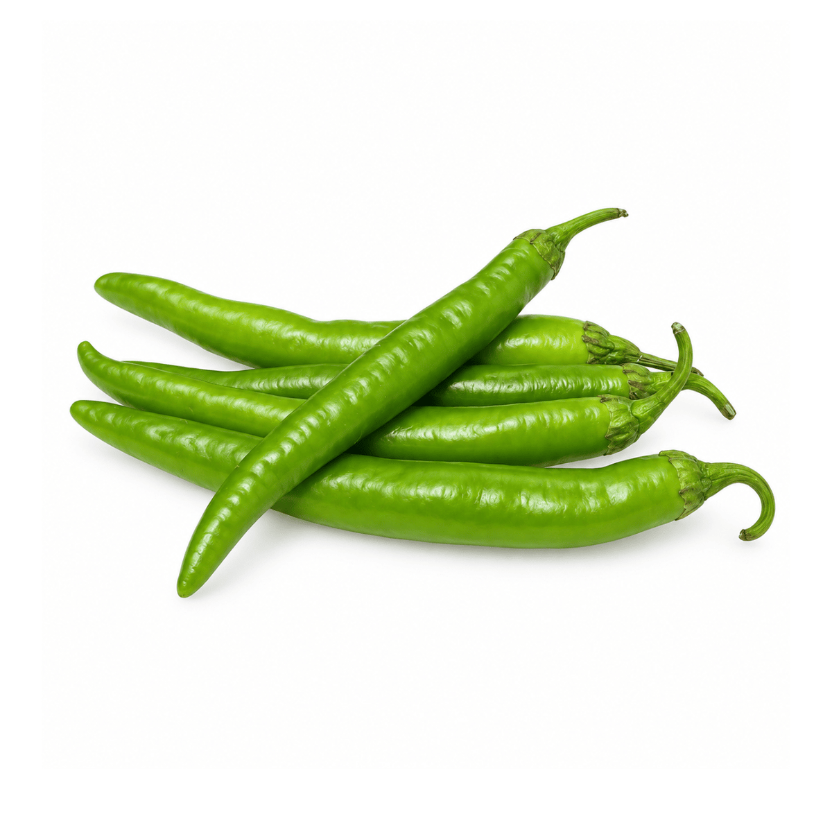 Fresh Long Green Chillies
