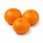 Fresh Mandarins on white background
