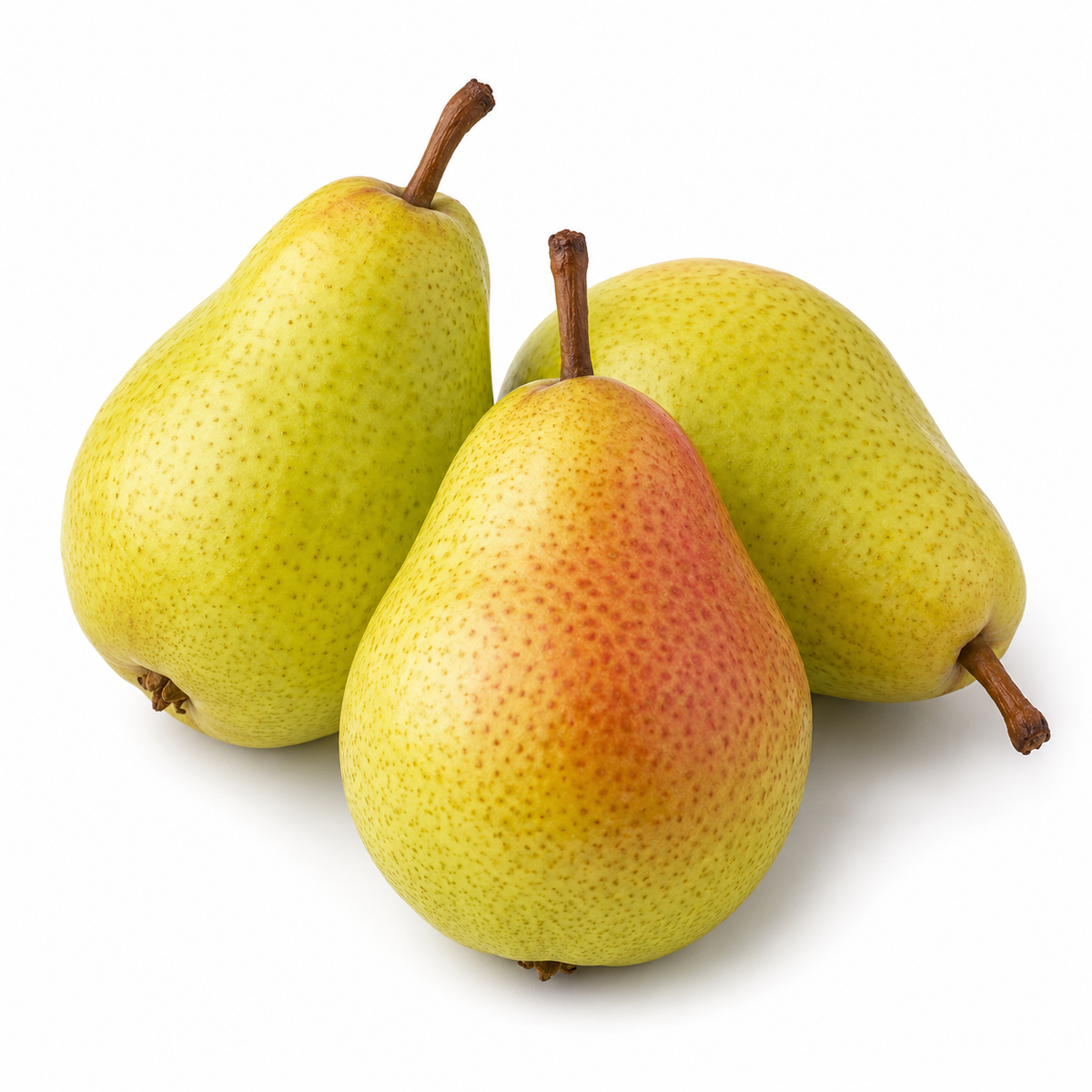 Fresh Rosemary Pears on white background