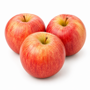 Fresh Royal Gala Apples on white background