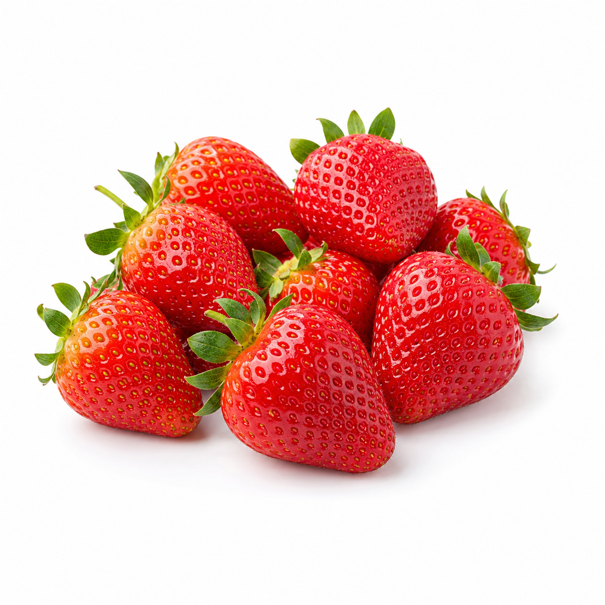 Fresh Strawberries on white background