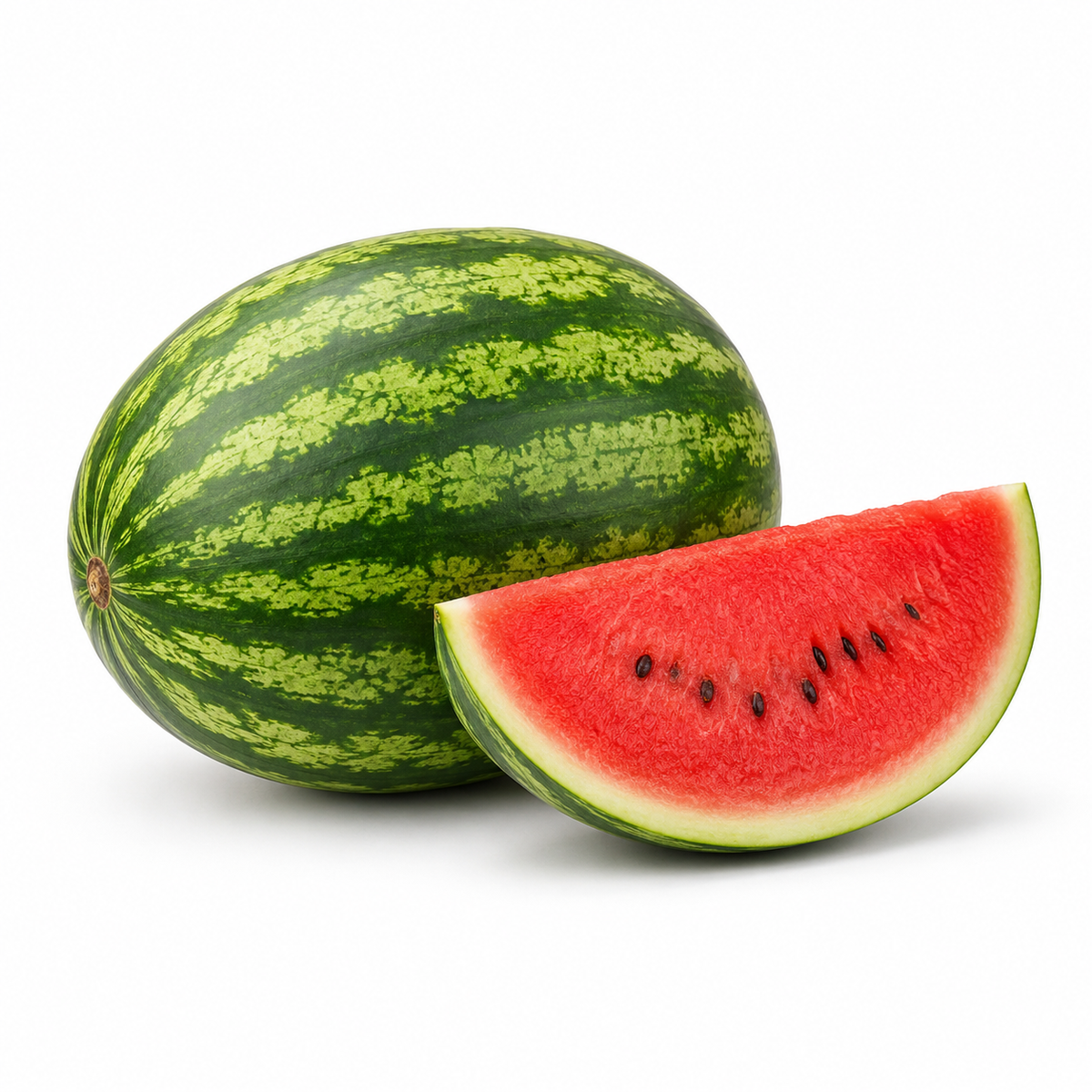 Fresh Watermelon on white background