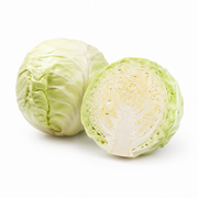 Fresh White Cabbage on white background