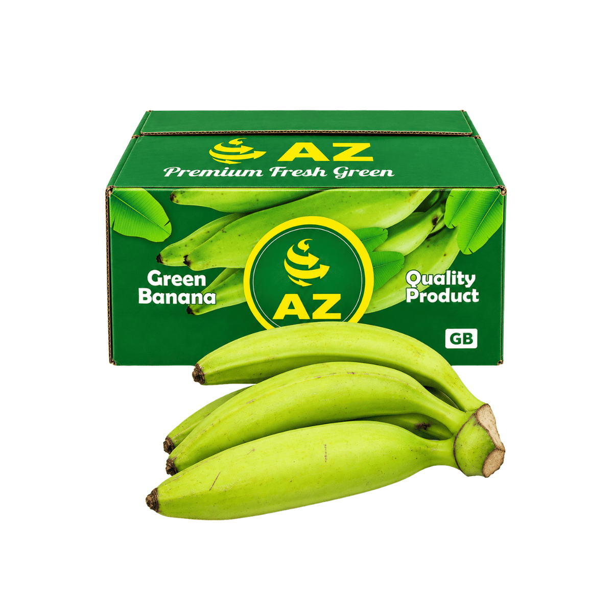 Fresh Green Plantains Box