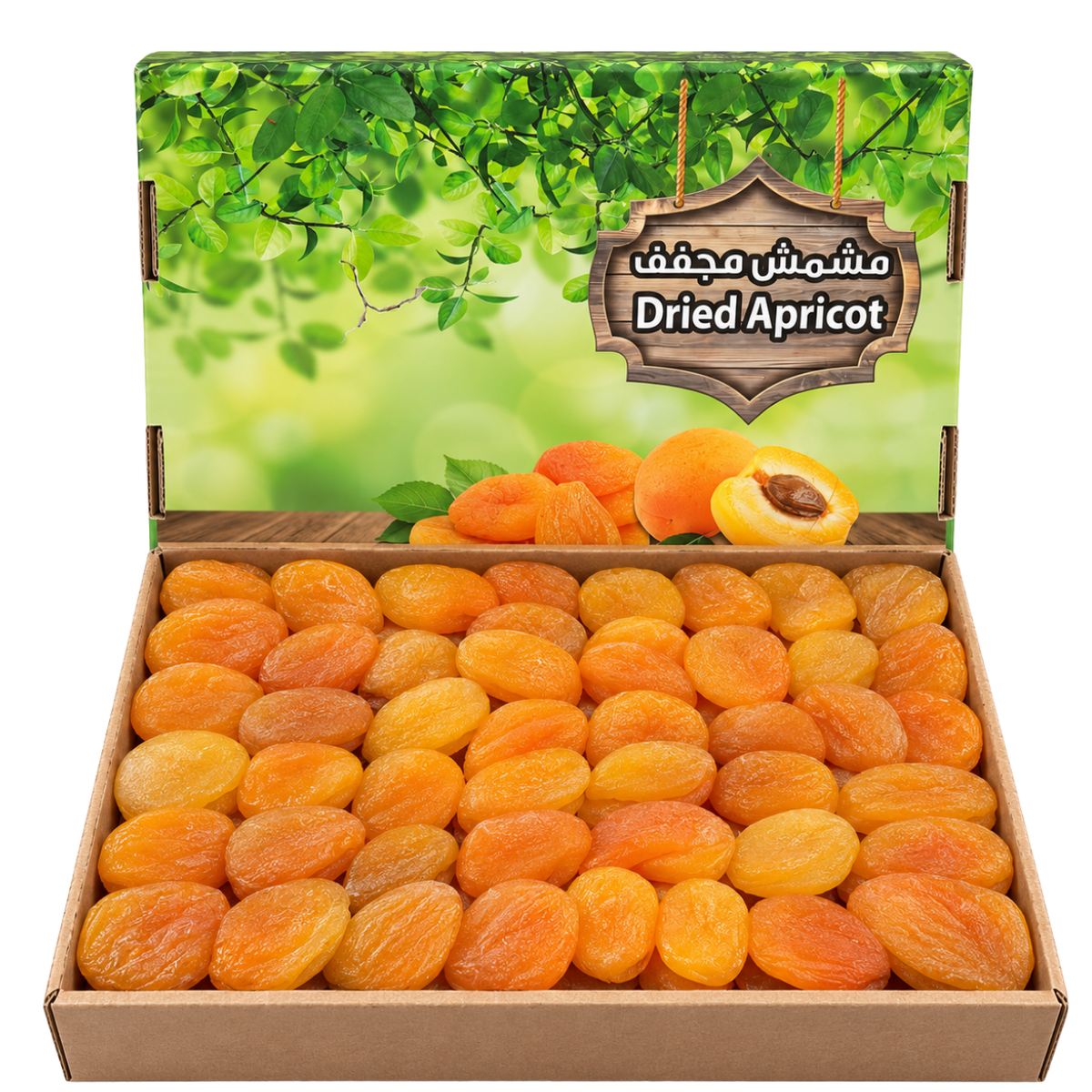 Whole Dried Apricots Box (5kg)
